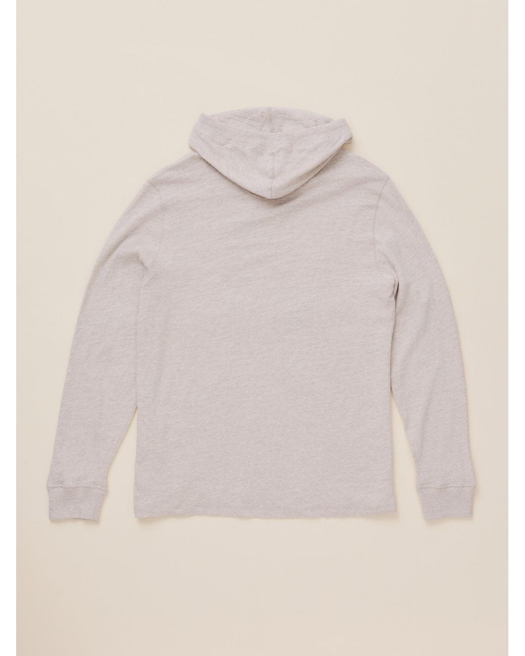 Faherty Brand Natural Sunwashed Organic Hoodie (Tall) for men
