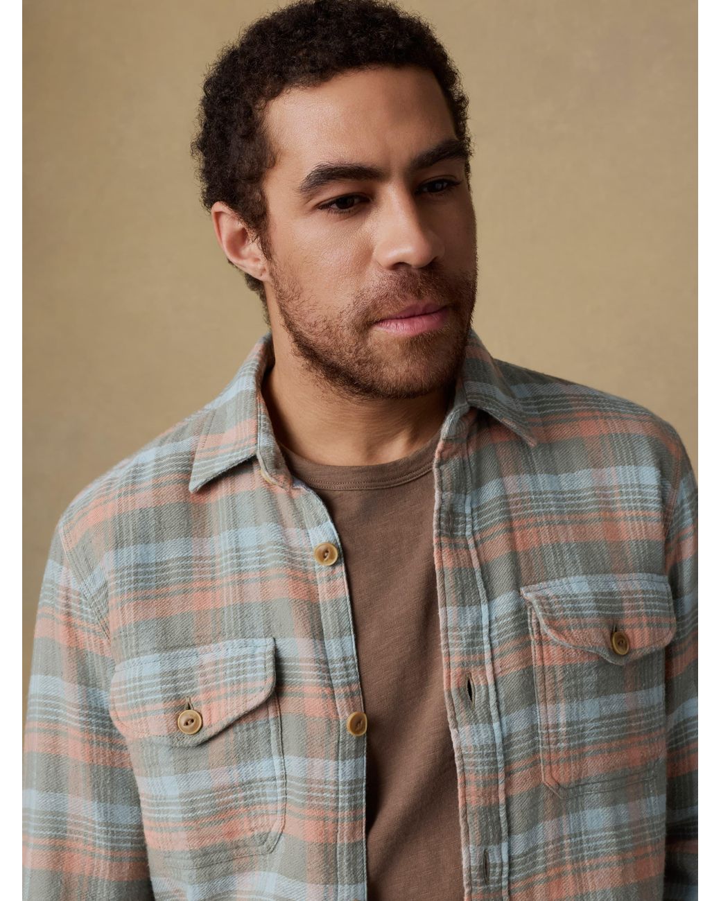 Faherty Brand Multicolor Belmar Workshirt for men