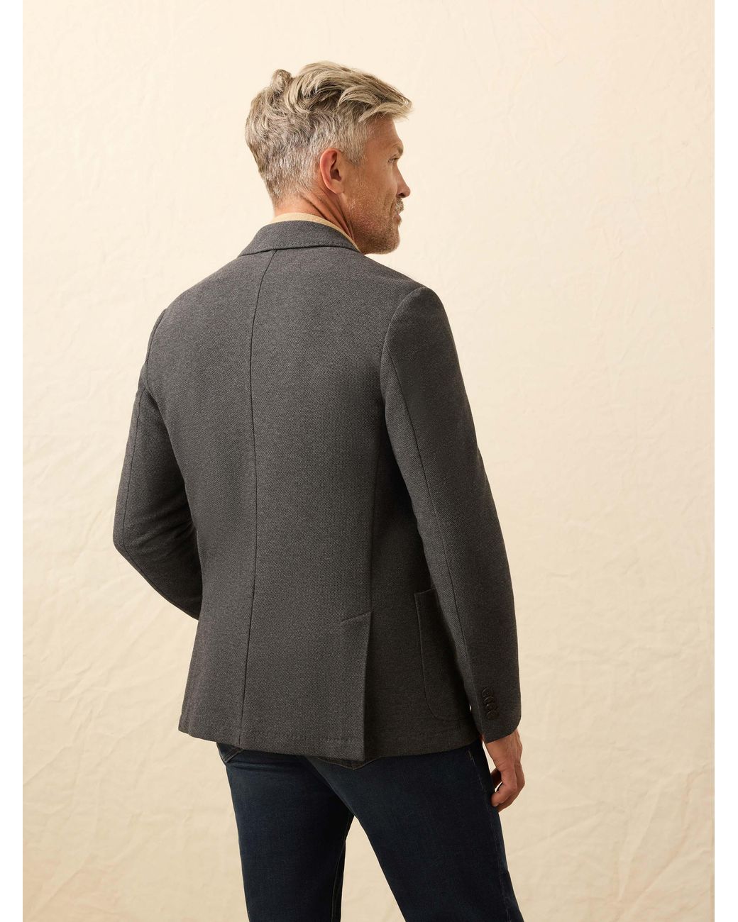 Faherty Brand Natural Knit Blazer for men