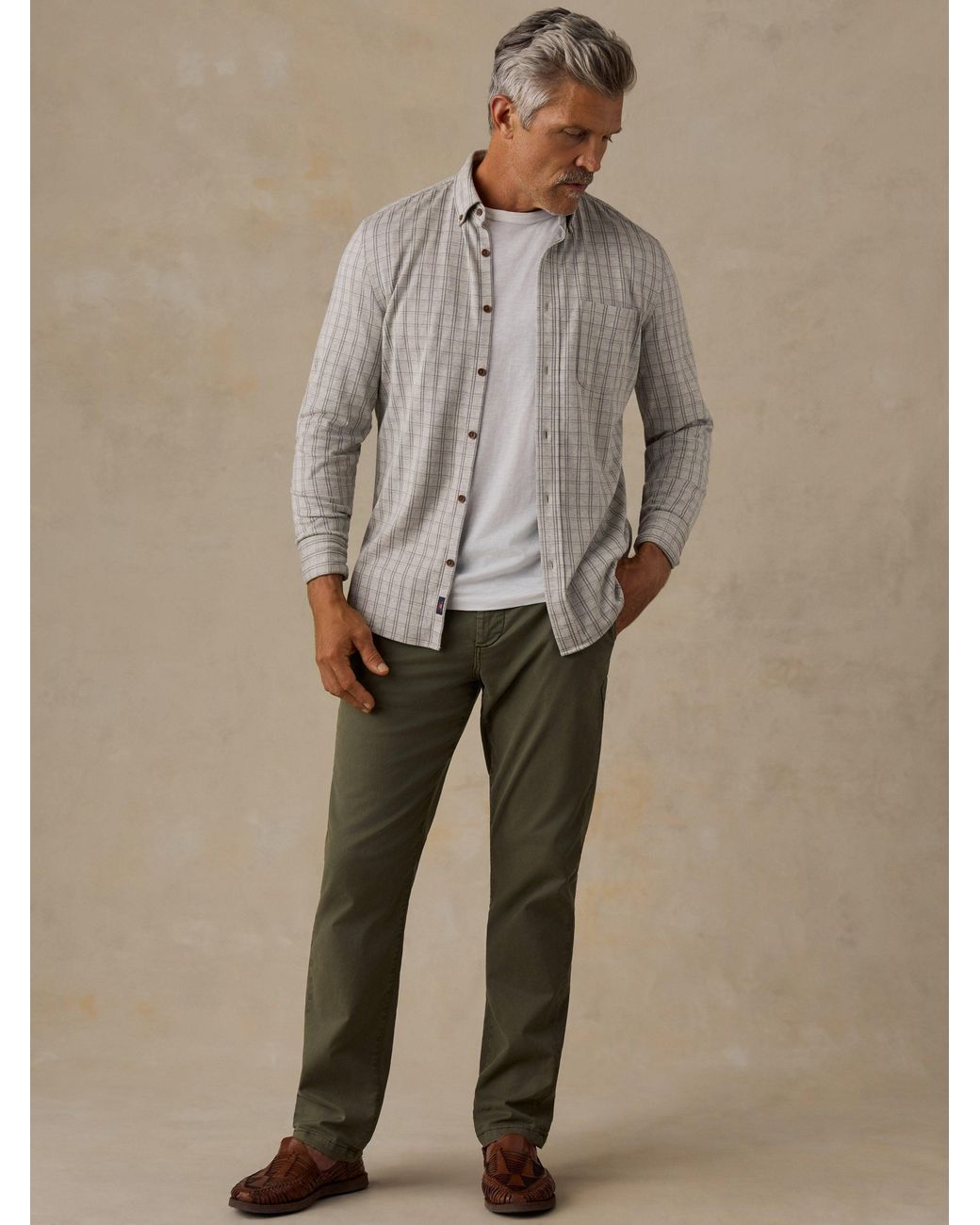 Faherty Brand Multicolor Coastline Chino Pants for men