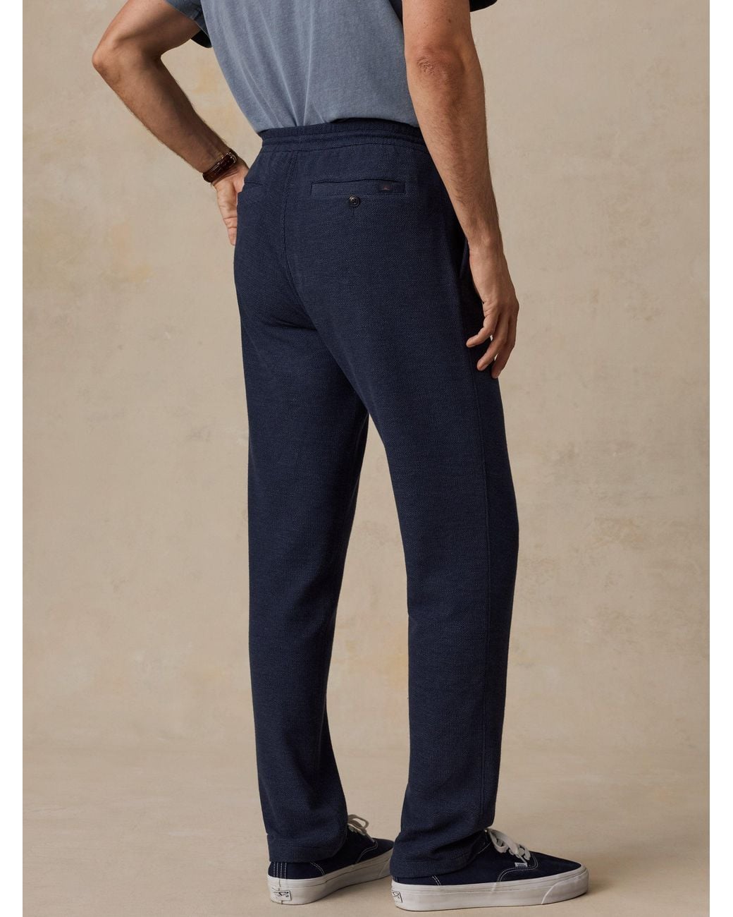 Faherty Brand Natural Highland Knit Pants for men