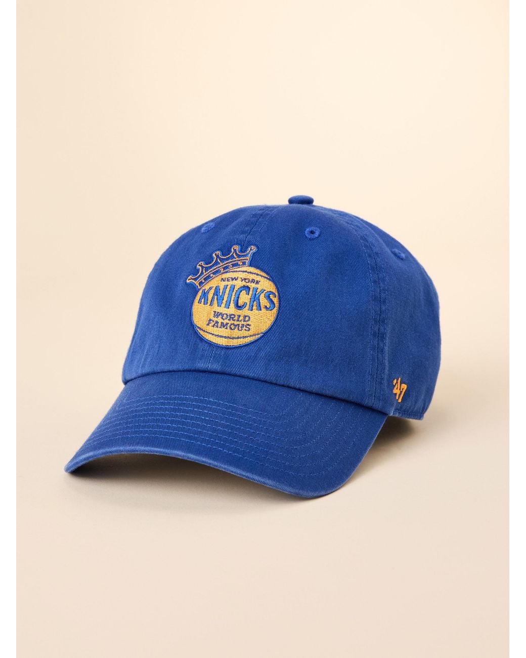 Faherty Brand Blue Ny Knicks X '47 Clean Up Hat