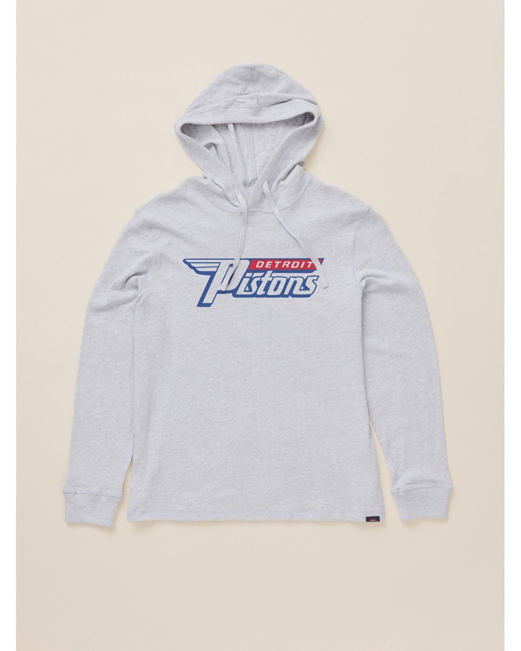 Faherty Brand Gray Detroit Pistons Sunwashed Organic Hoodie for men