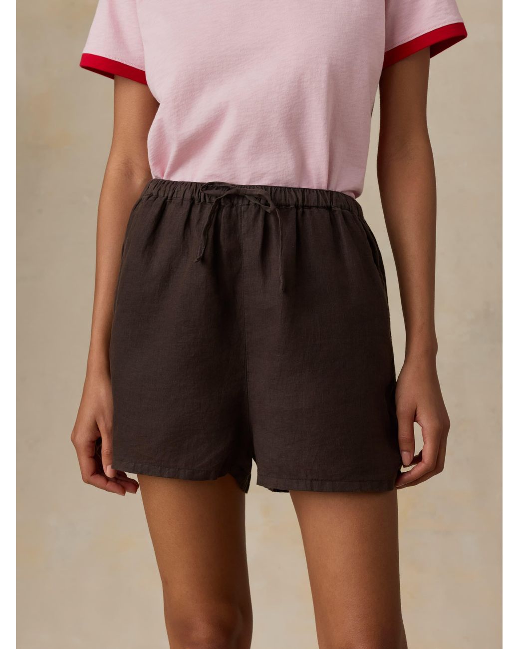 Faherty Brand Natural Laguna Linen Montecito Short