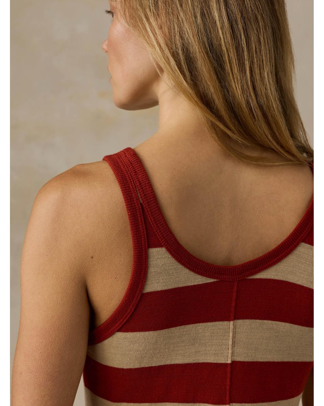 Faherty Brand Green Sunwashed Organic Pocket Tank Dress