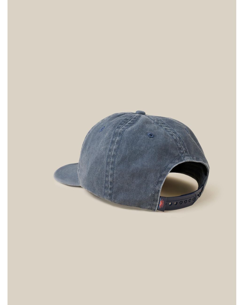 Faherty Brand Blue X Quiksilver Marble Wash Hat