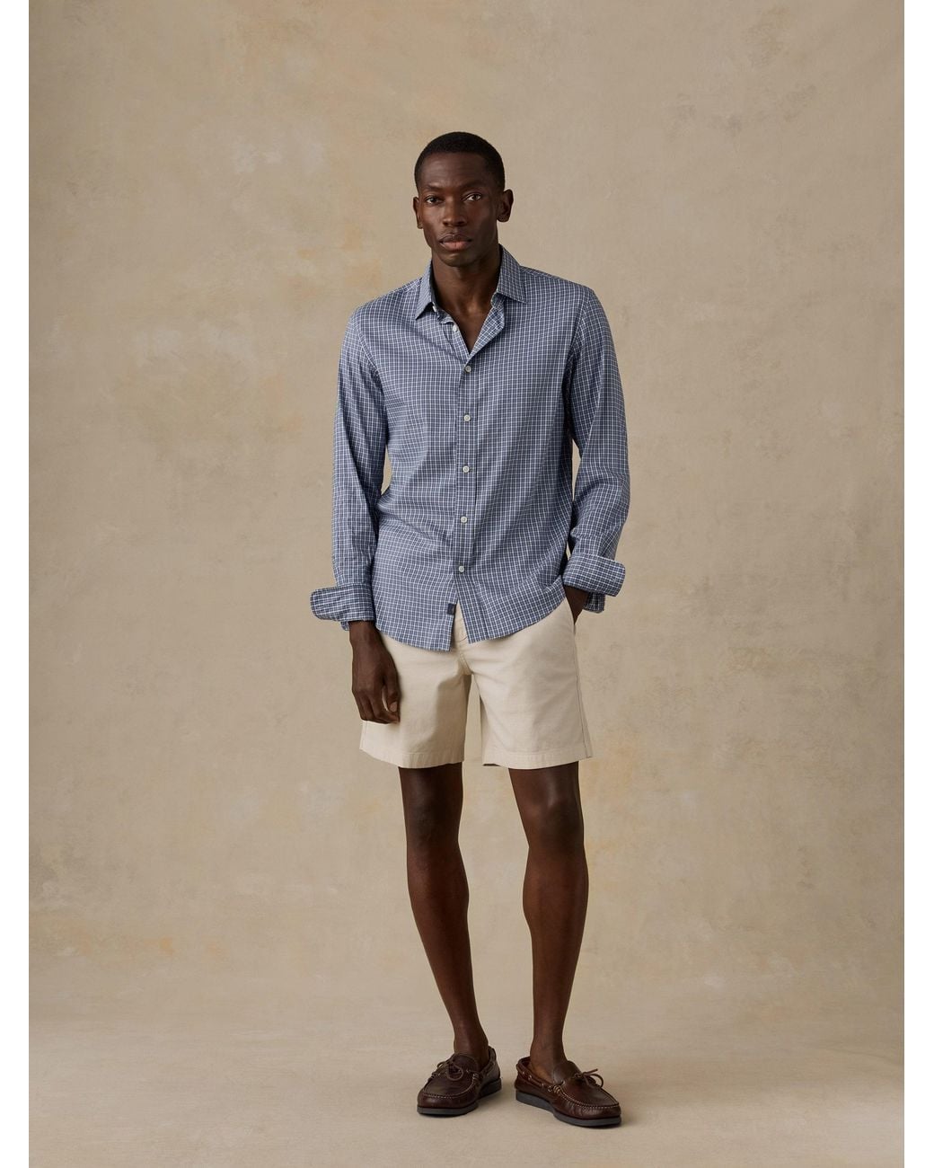 Faherty Brand Blue The Movement Shirt for men