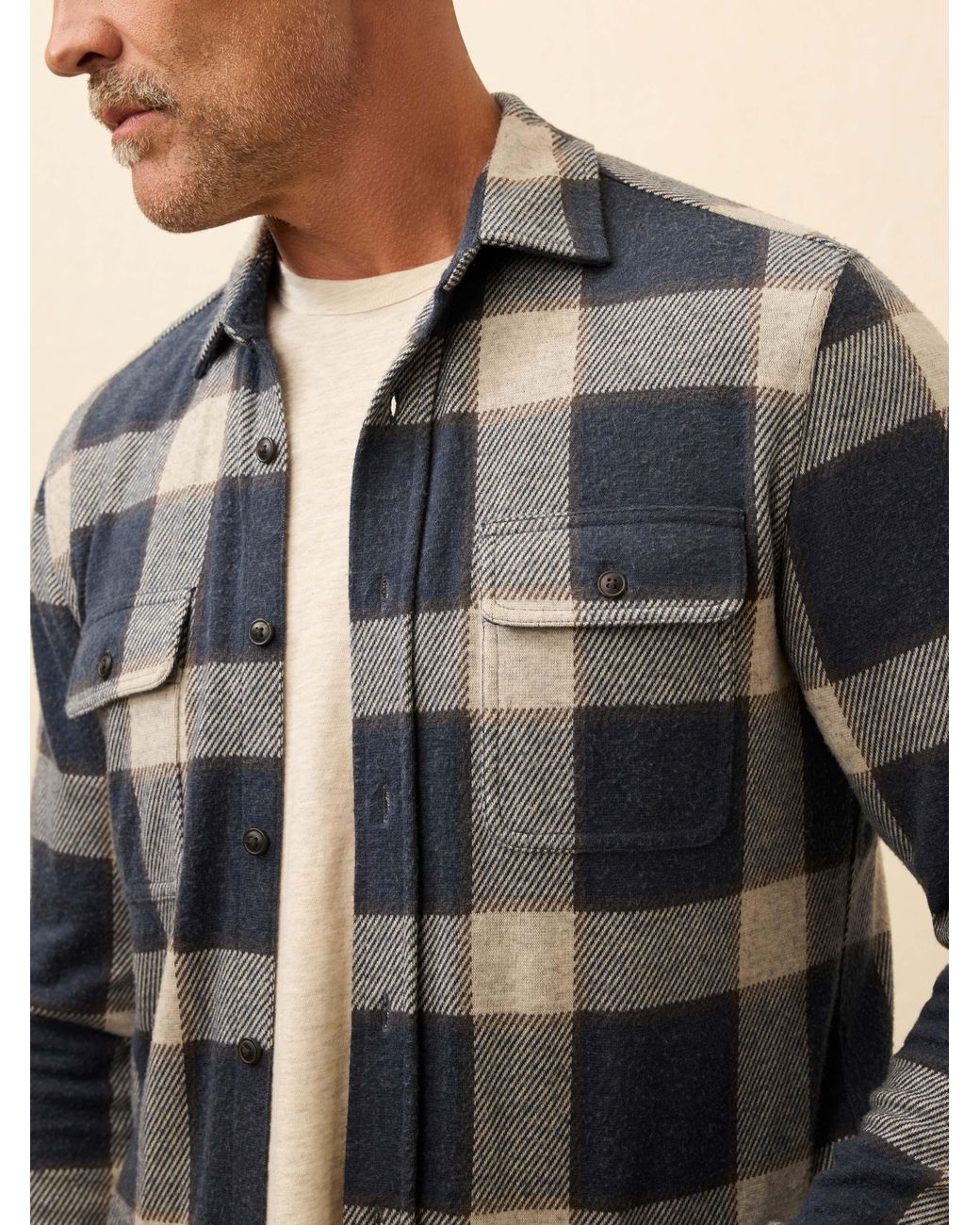 Faherty Brand Natural Legend Sweater Shirt for men