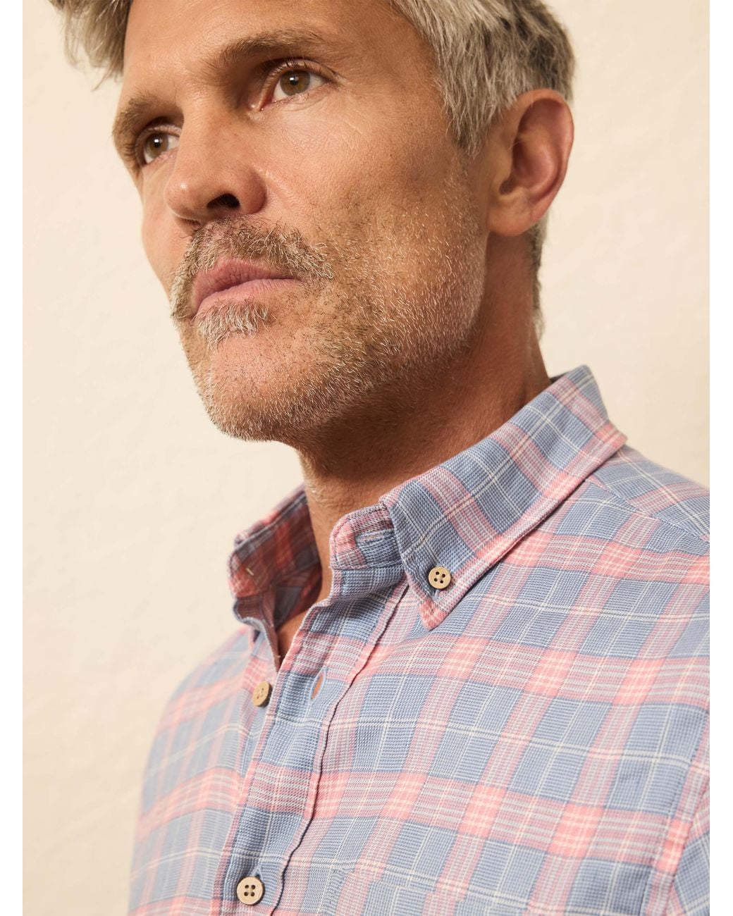 Faherty Brand Natural Long-Sleeve Breeze Shirt for men