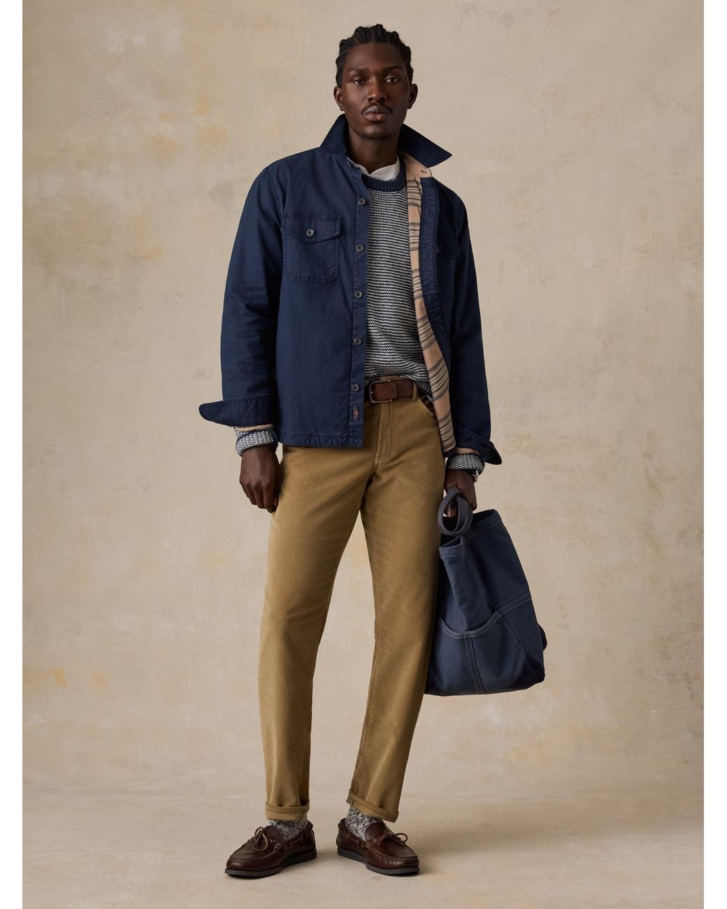 Faherty Brand Natural Stretch Terry Corduroy 5-Pocket Pants for men