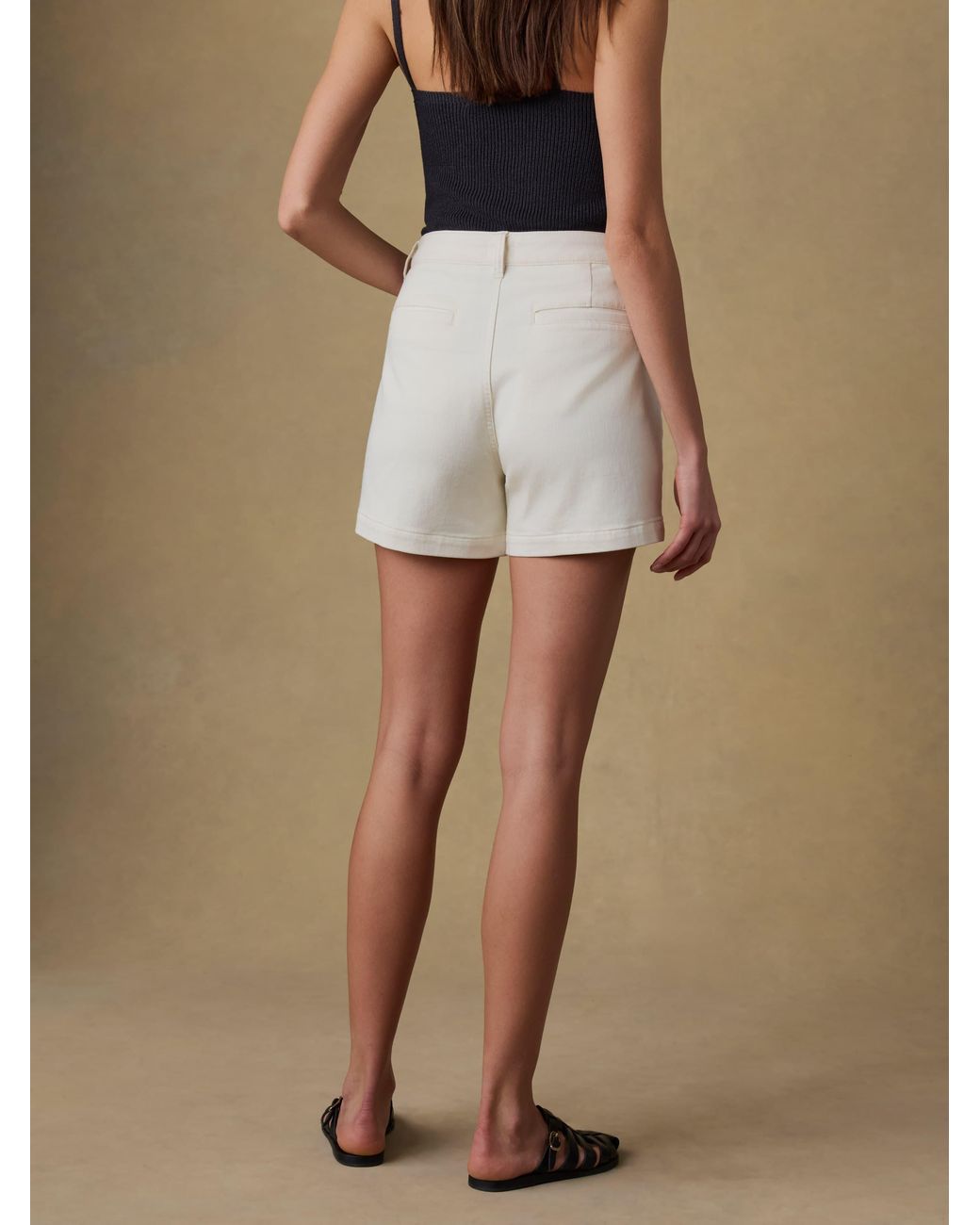 Faherty Brand Blue Stretch Terry Patch Pocket Short