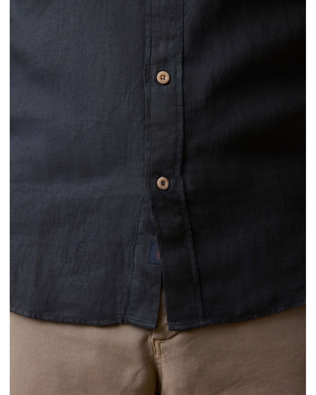 Faherty Brand Blue Laguna Linen Shirt (Tall) for men