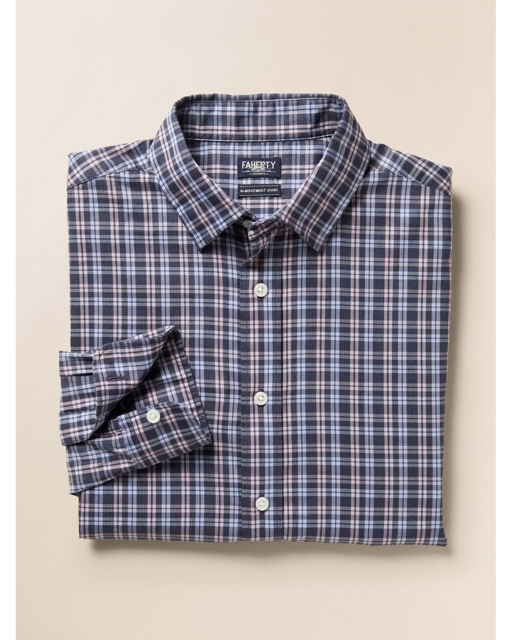 Faherty Brand Natural The Movement Shirt for men