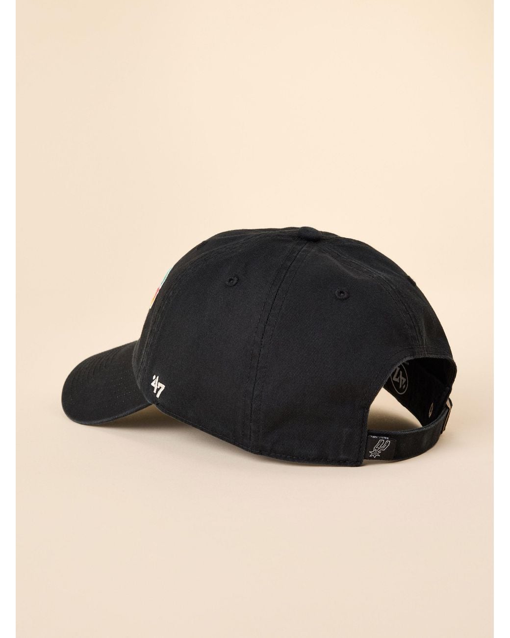 Faherty Brand Black San Antonio Spurs X '47 Clean Up Hat