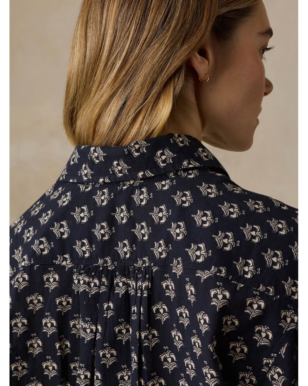 Faherty Brand Black Suki Blouse