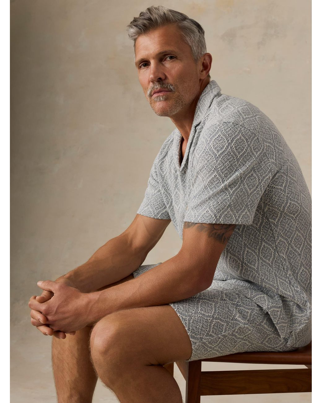 Faherty Brand Natural Oasis Drawstring Short for men