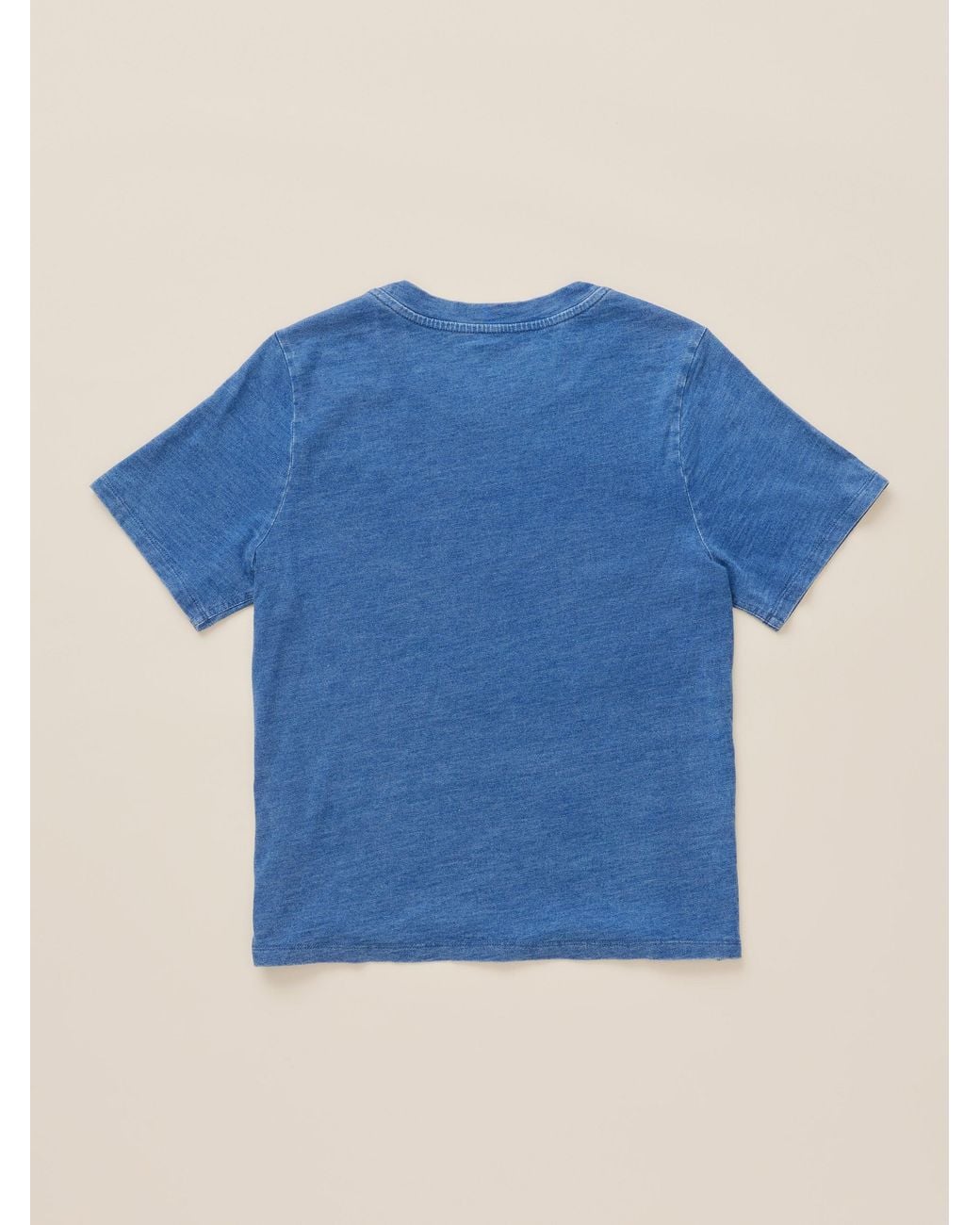Faherty Brand Blue Sunwashed Regenerative T-Shirt