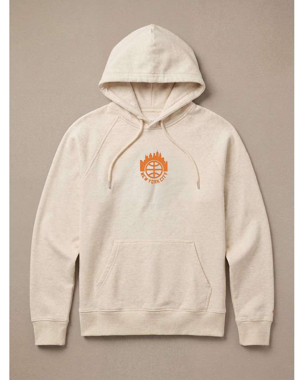 Faherty Brand Natural Jalen Brunson High Standard Fleece Hoodie for men