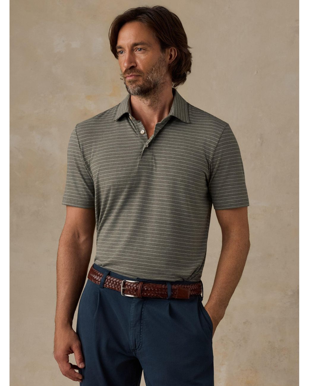 Faherty Brand Multicolor Short-Sleeve Movement Polo Shirt for men
