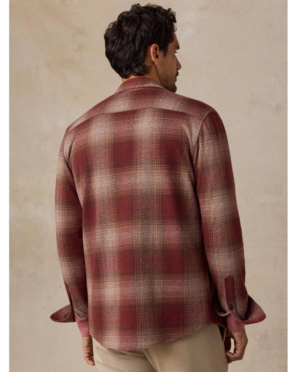 Faherty Brand Brown Legend Sweater Shirt for men
