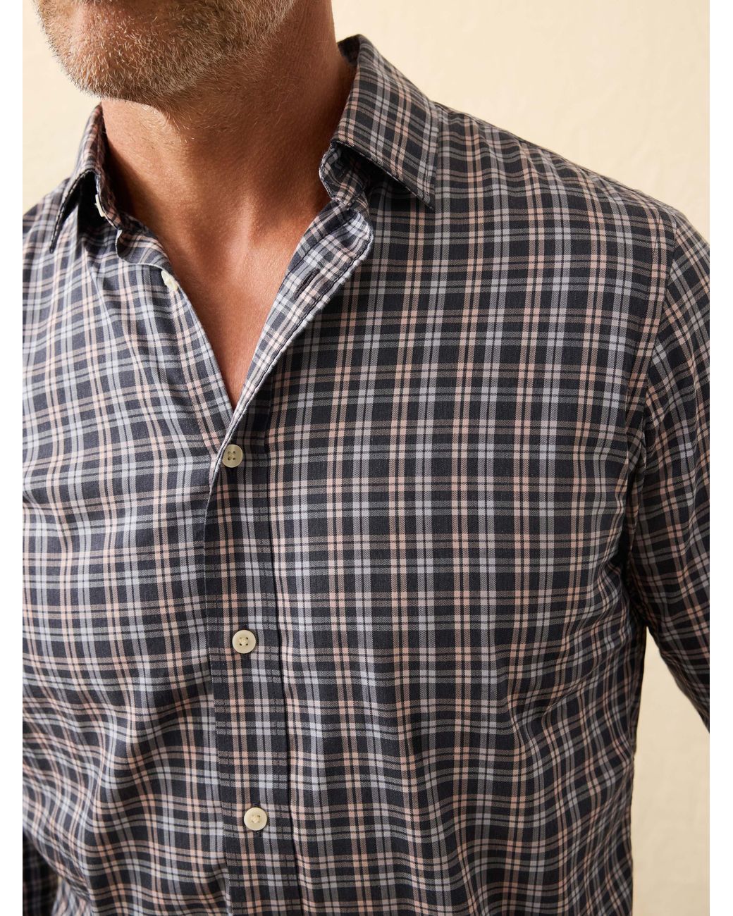 Faherty Brand Natural The Movement Shirt for men