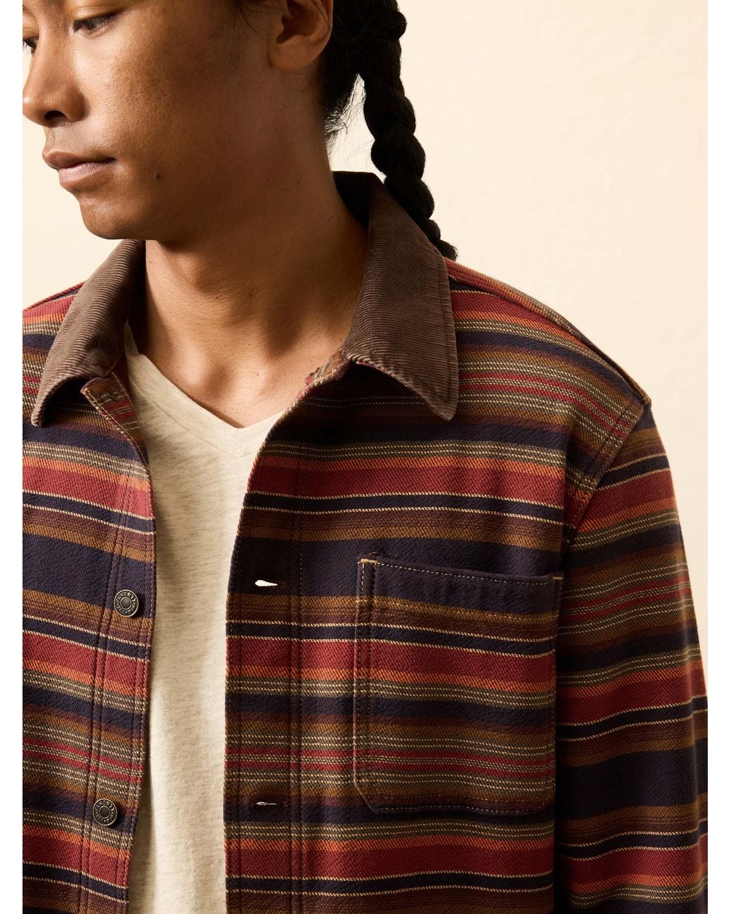 Faherty Brand Multicolor High Ridge Twill Studio Jacket