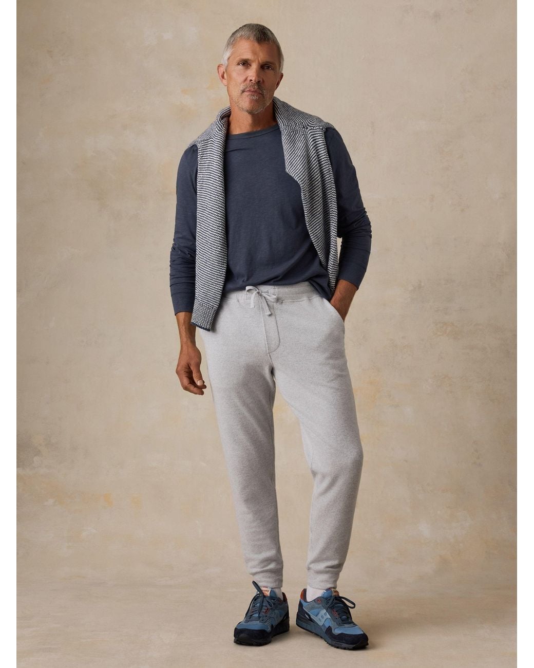 Faherty Brand Natural Legend Sweatpant for men