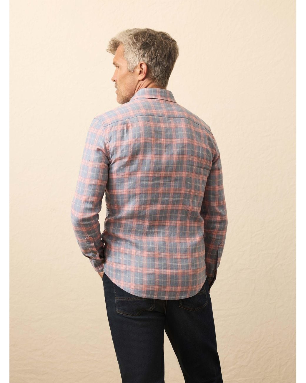 Faherty Brand Natural Long-Sleeve Breeze Shirt for men