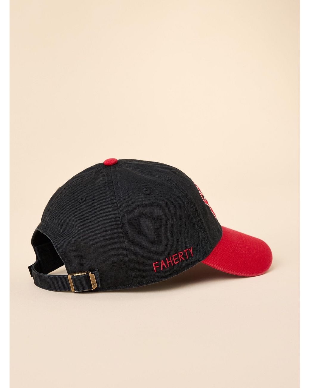 Faherty Brand Red Chicago Bulls X '47 Clean Up Hat