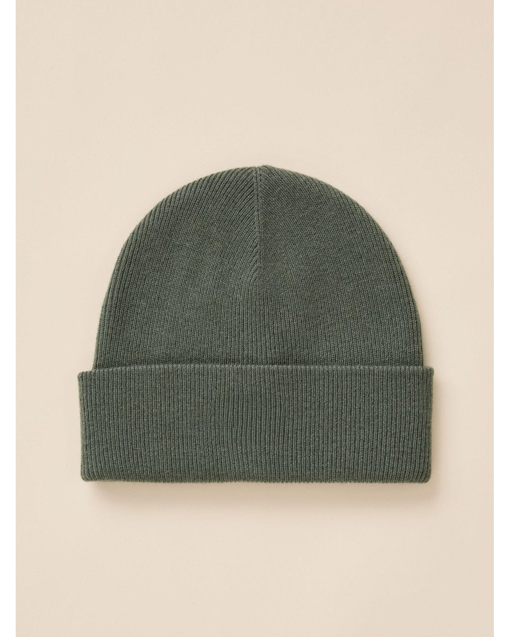 Faherty Brand Green Essential Beanie