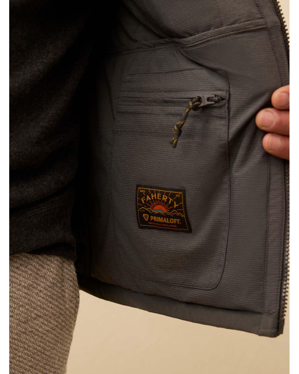 Faherty Brand Multicolor Doug Good Feather Horizon Series Hoodie for men