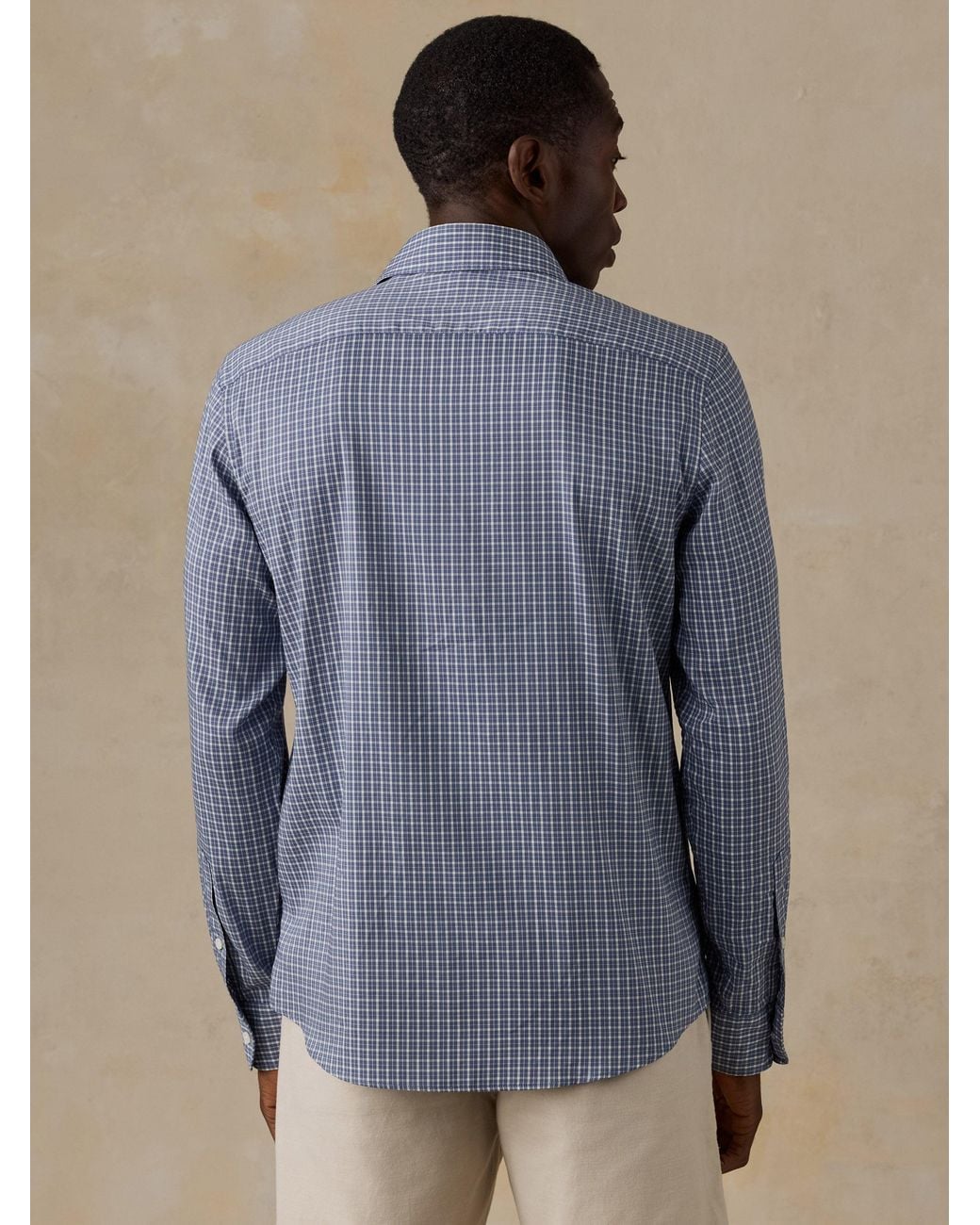 Faherty Brand Blue The Movement Shirt for men