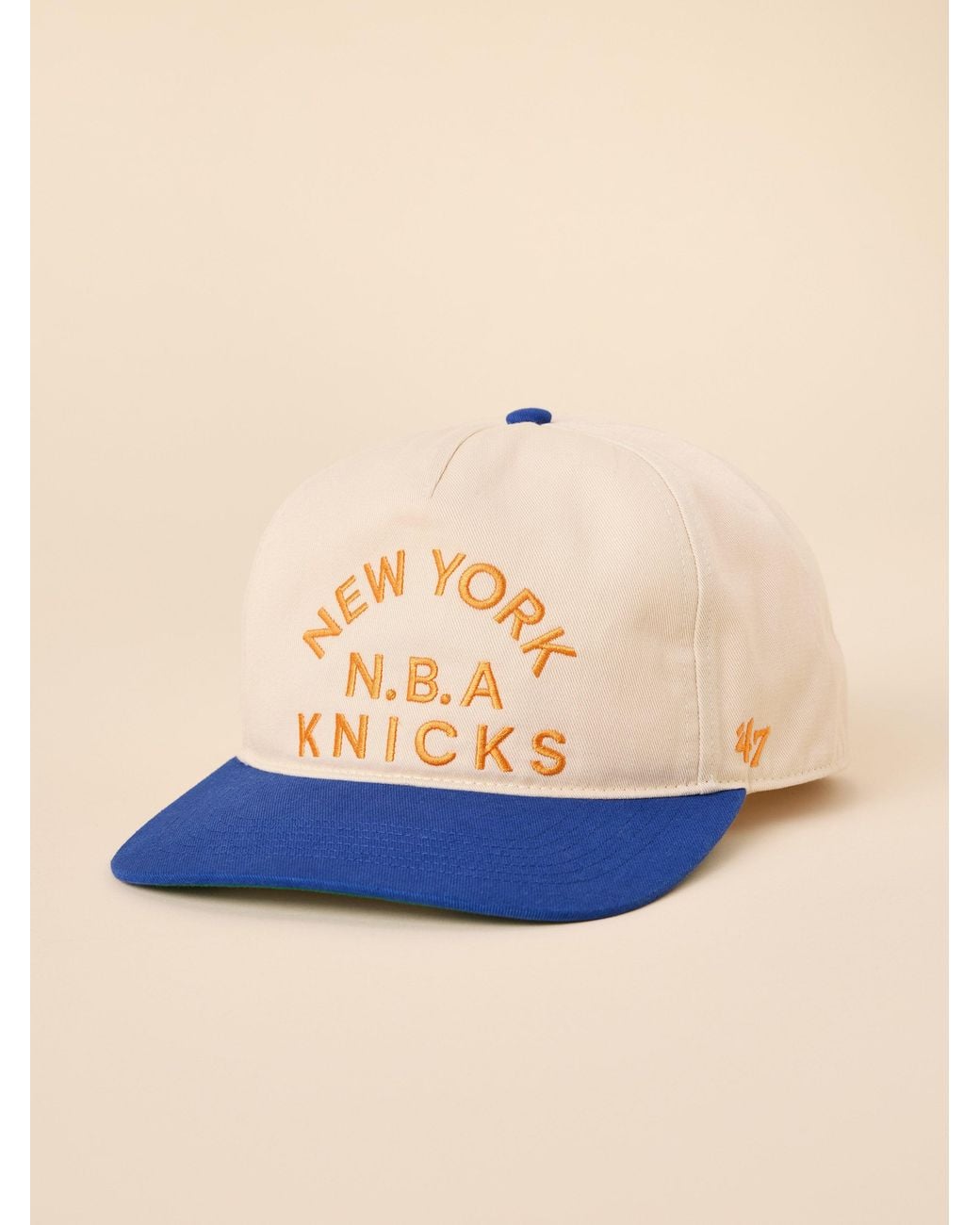 Faherty Brand Blue Ny Knicks X '47 Hitch Lc Hat