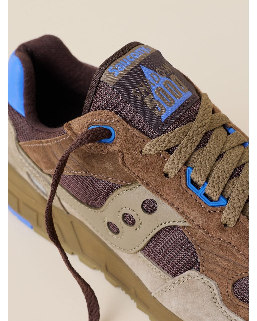 Faherty Brand Brown Saucony Shadow 5000 for men