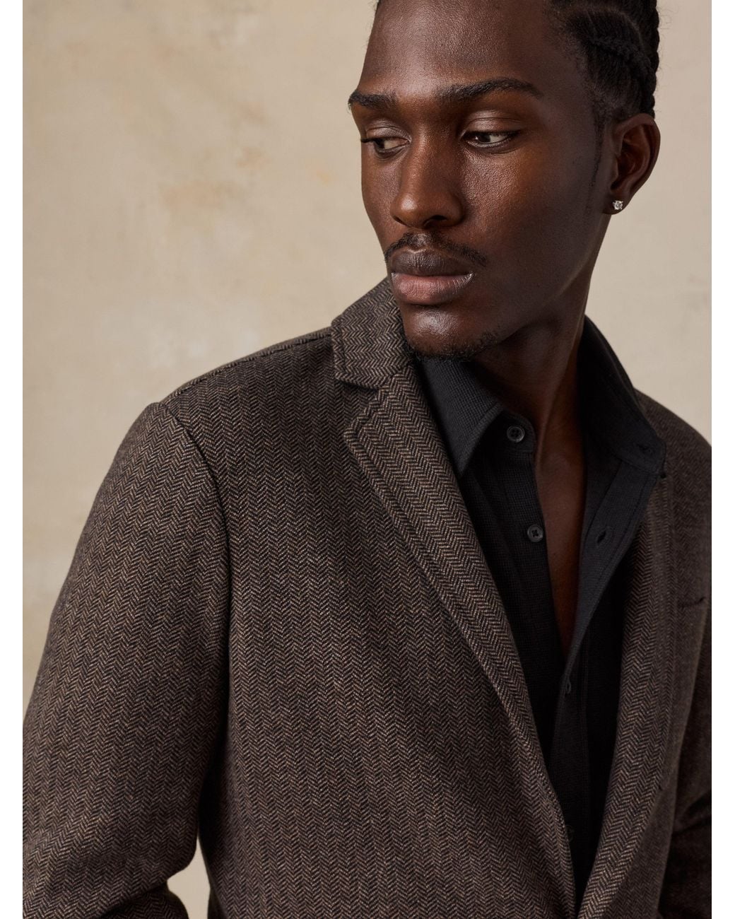 Faherty Brand Natural Inlet Knit Tweed Blazer for men