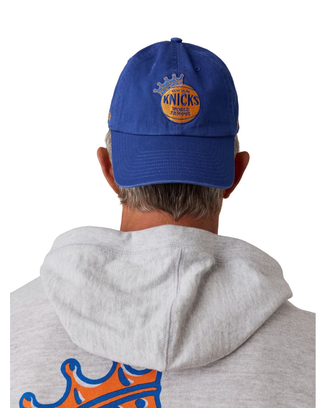 Faherty Brand Blue Ny Knicks X '47 Clean Up Hat