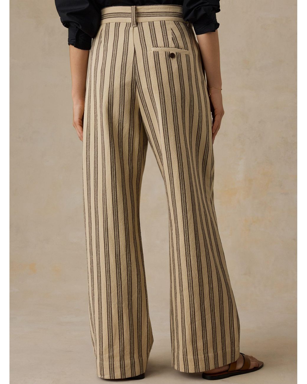 Faherty Brand Brown Summit Pleated Pants