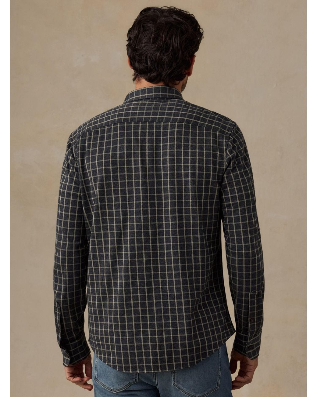 Faherty Brand Brown Coastline Knit Shirt for men