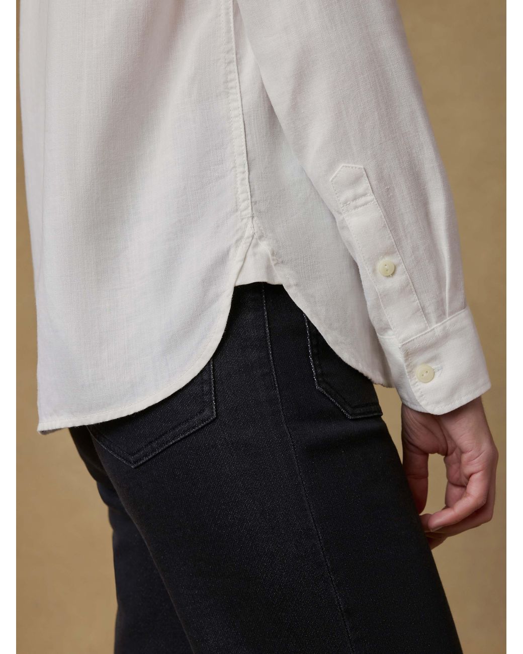Faherty Brand Natural Tried & True Chambray Classic Shirt