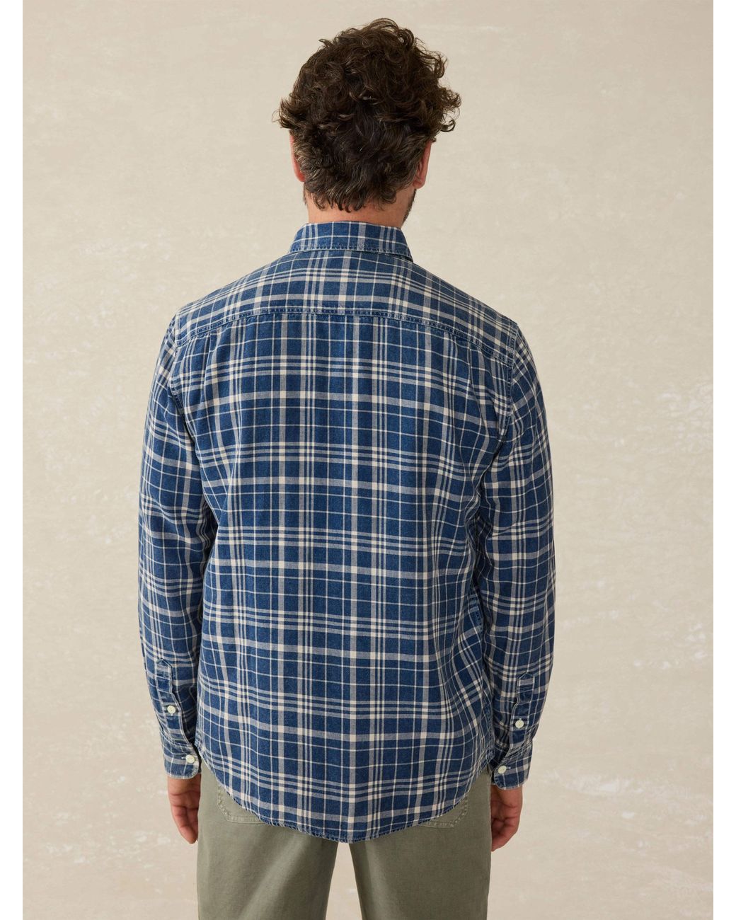 Faherty Brand Blue Movement&Trade; Shirt for men