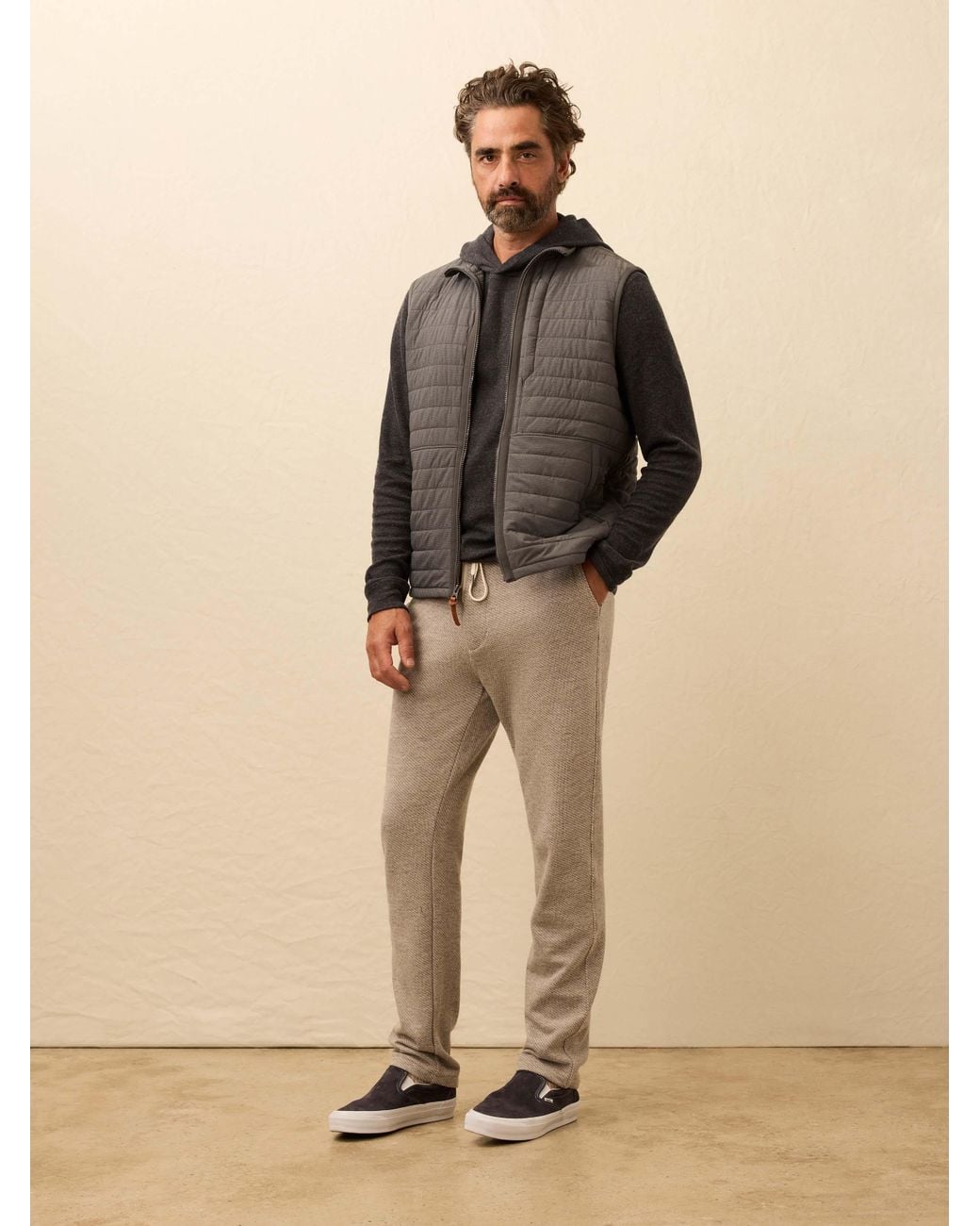 Faherty Brand Multicolor Doug Good Feather Horizon Series Hoodie for men