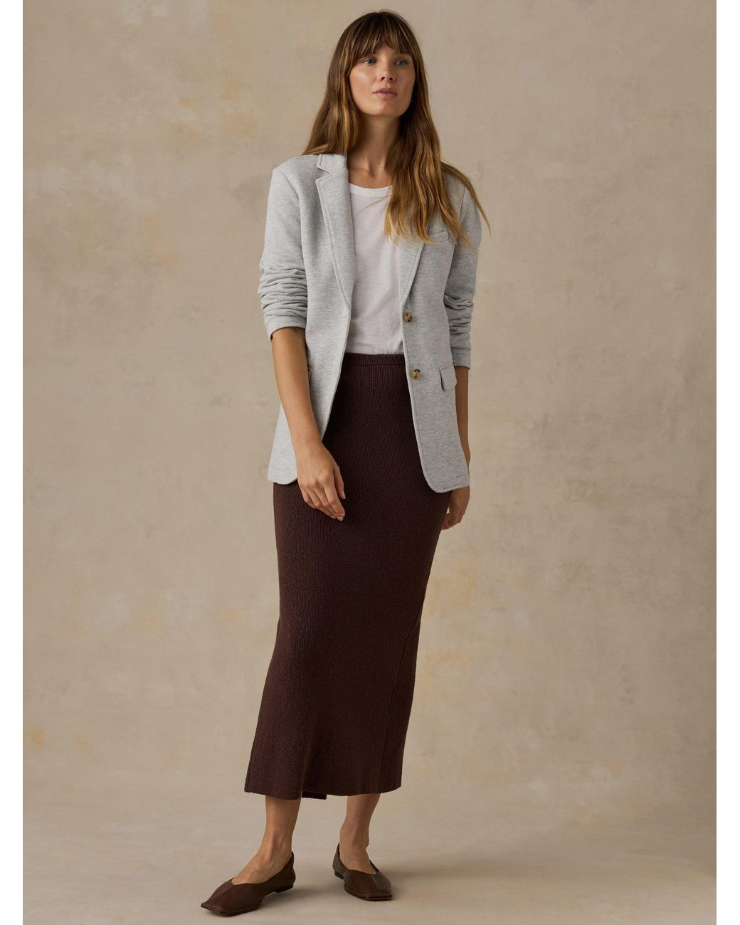 Faherty Brand Blue Inlet Knit Blazer