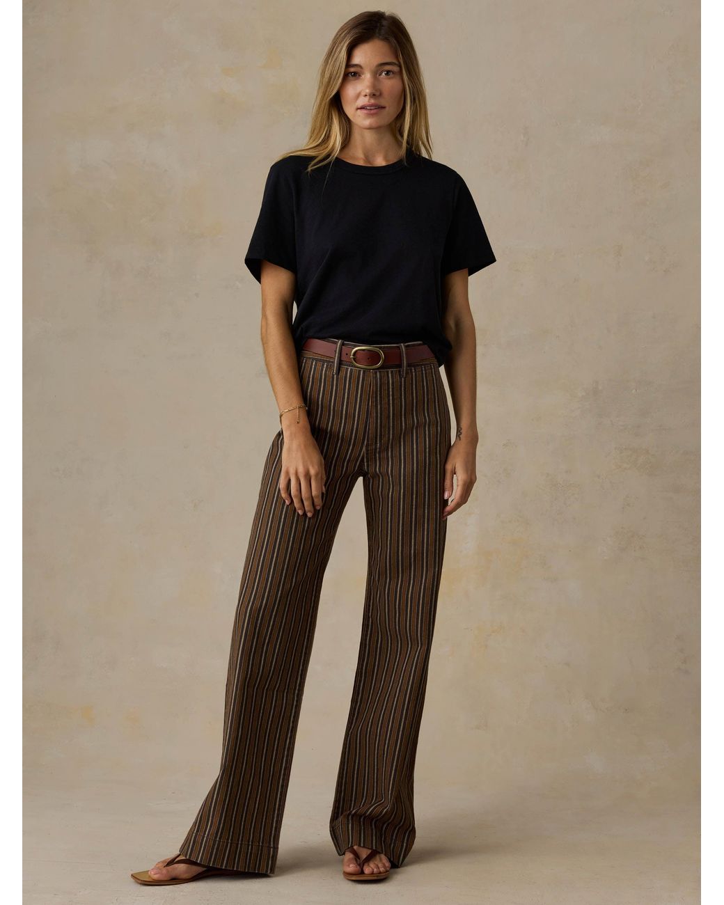 Faherty Brand Natural Twill Tide Slim Straight Pants