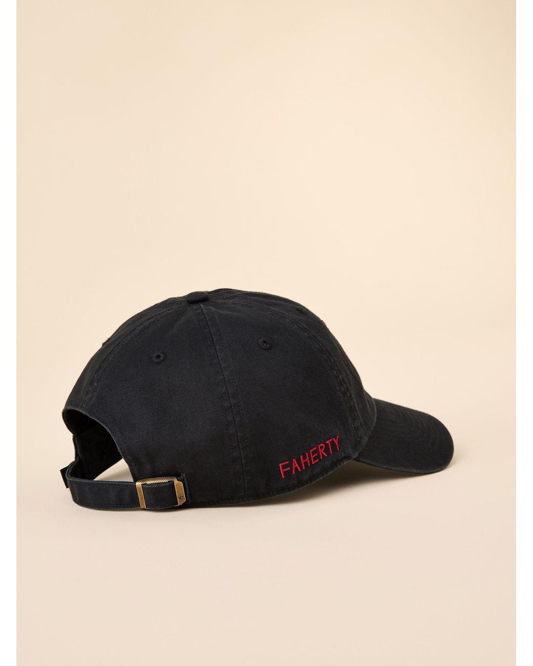 Faherty Brand Black Miami Heat X '47 Clean Up Hat