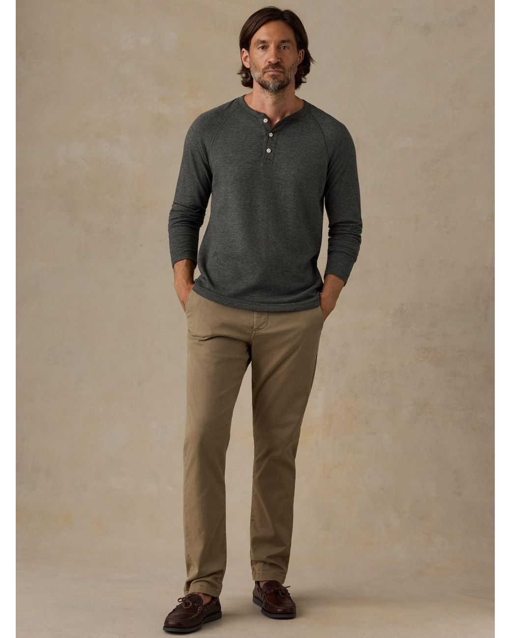 Faherty Brand Natural Coastline Chino Pants for men