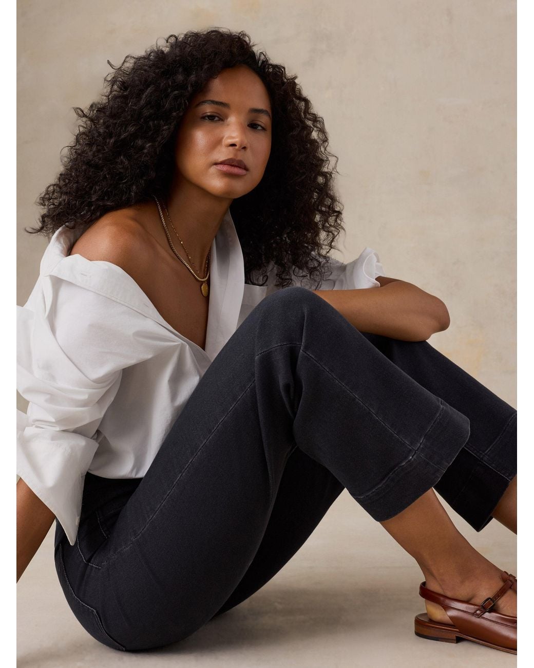 Faherty Brand Natural Stretch Terry Patch Pocket Ankle Pants