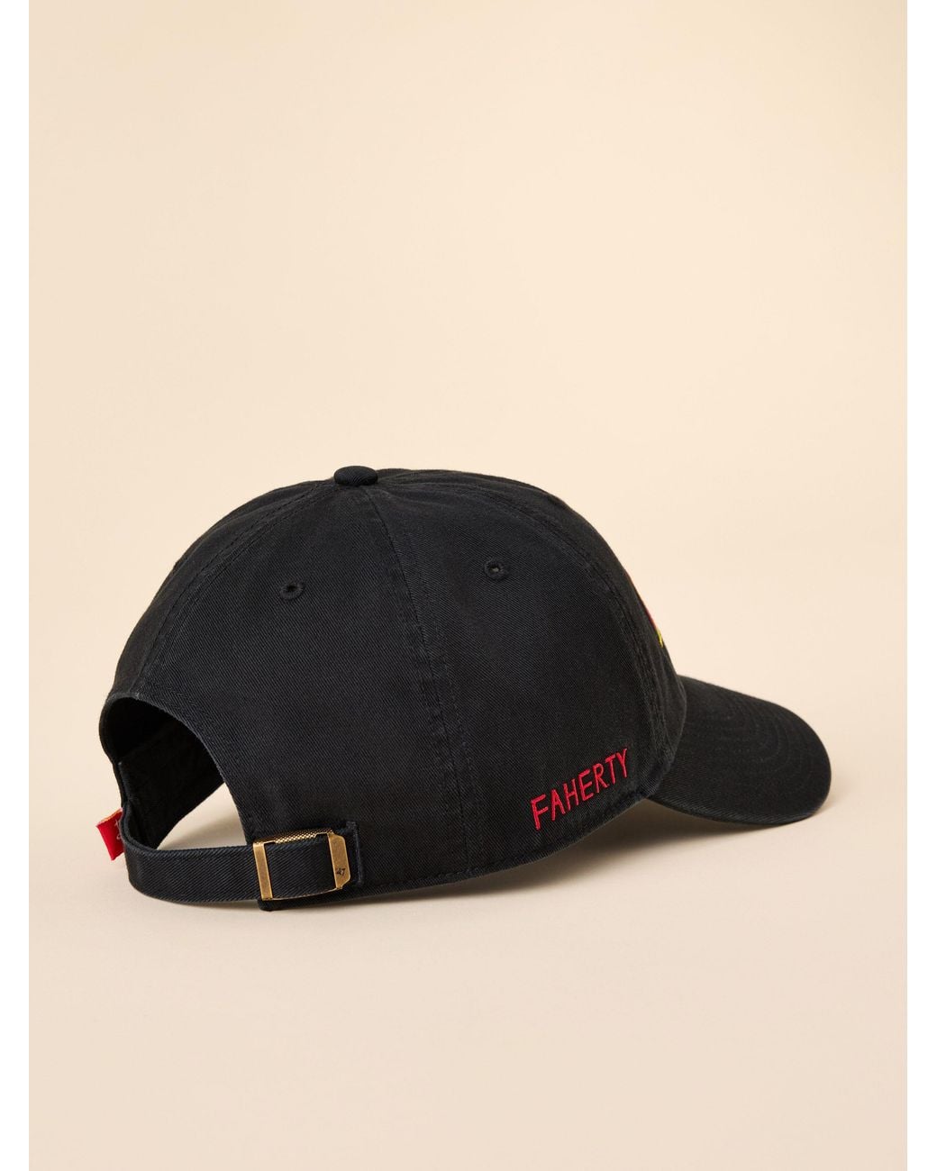 Faherty Brand Black Houston Rockets X '47 Clean Up Hat