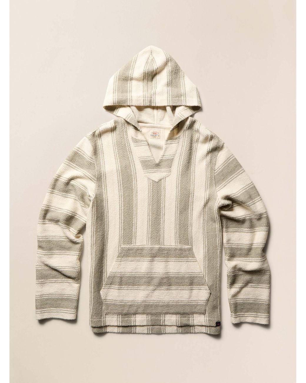 Faherty Brand Natural Whitewater Hoodie for men