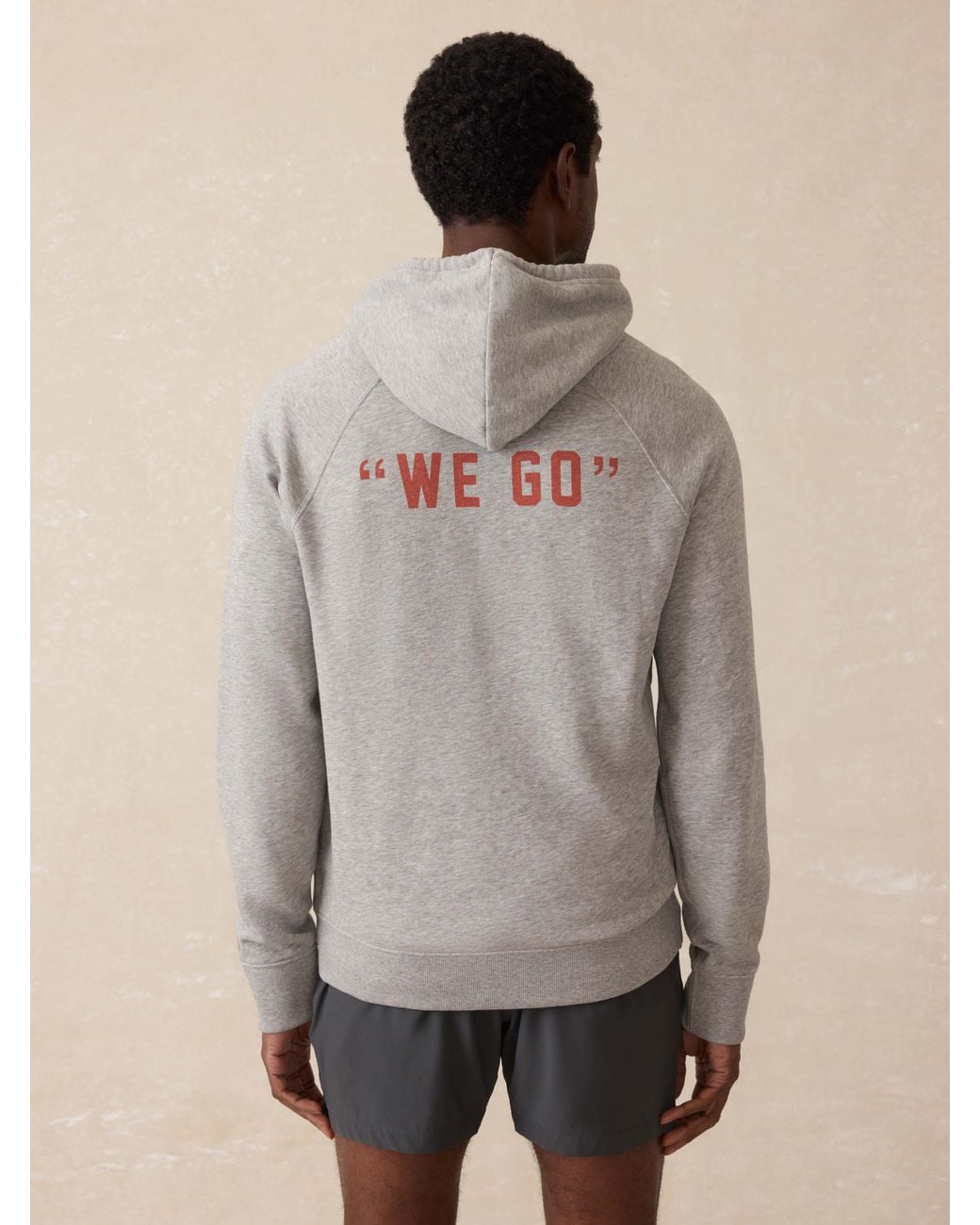 Faherty Brand Natural Surf Ghana High Standard Fleece Hoodie for men