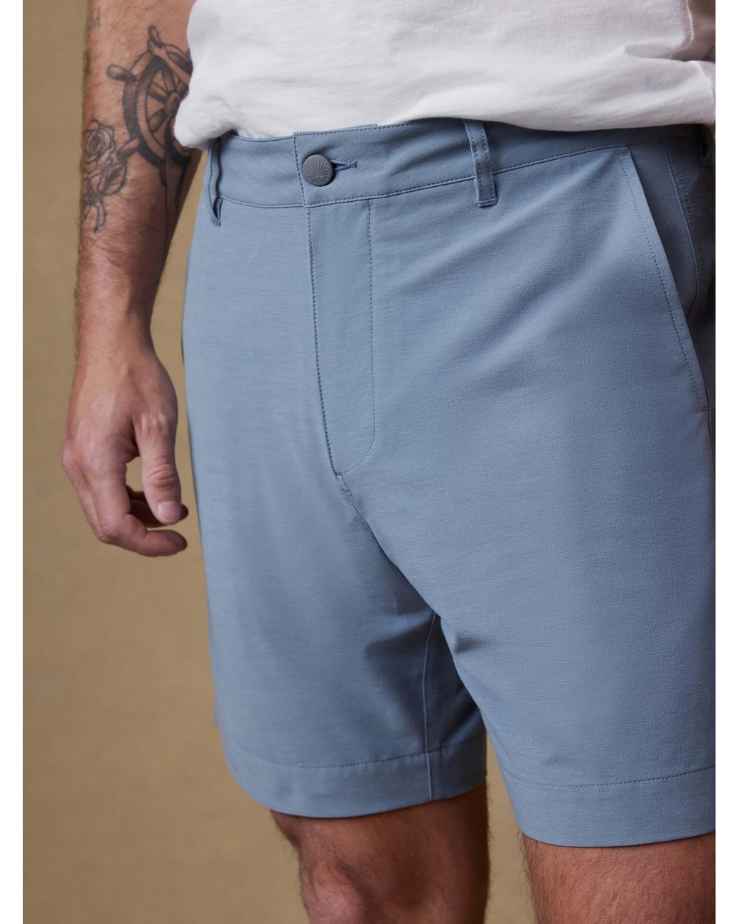 Faherty Brand Blue All Day Short (5" for men